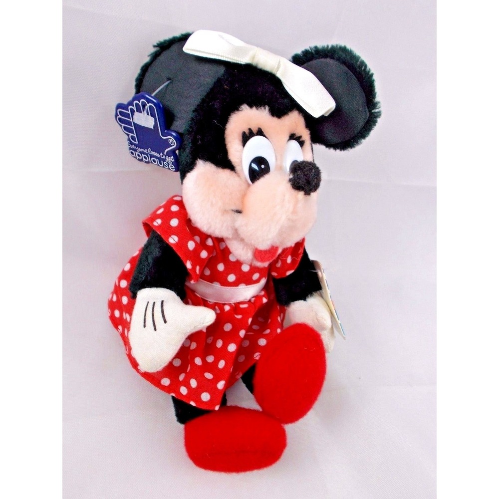 Applause Minnie Mouse Plush 7.5 Inch Stuffed Animal Toy